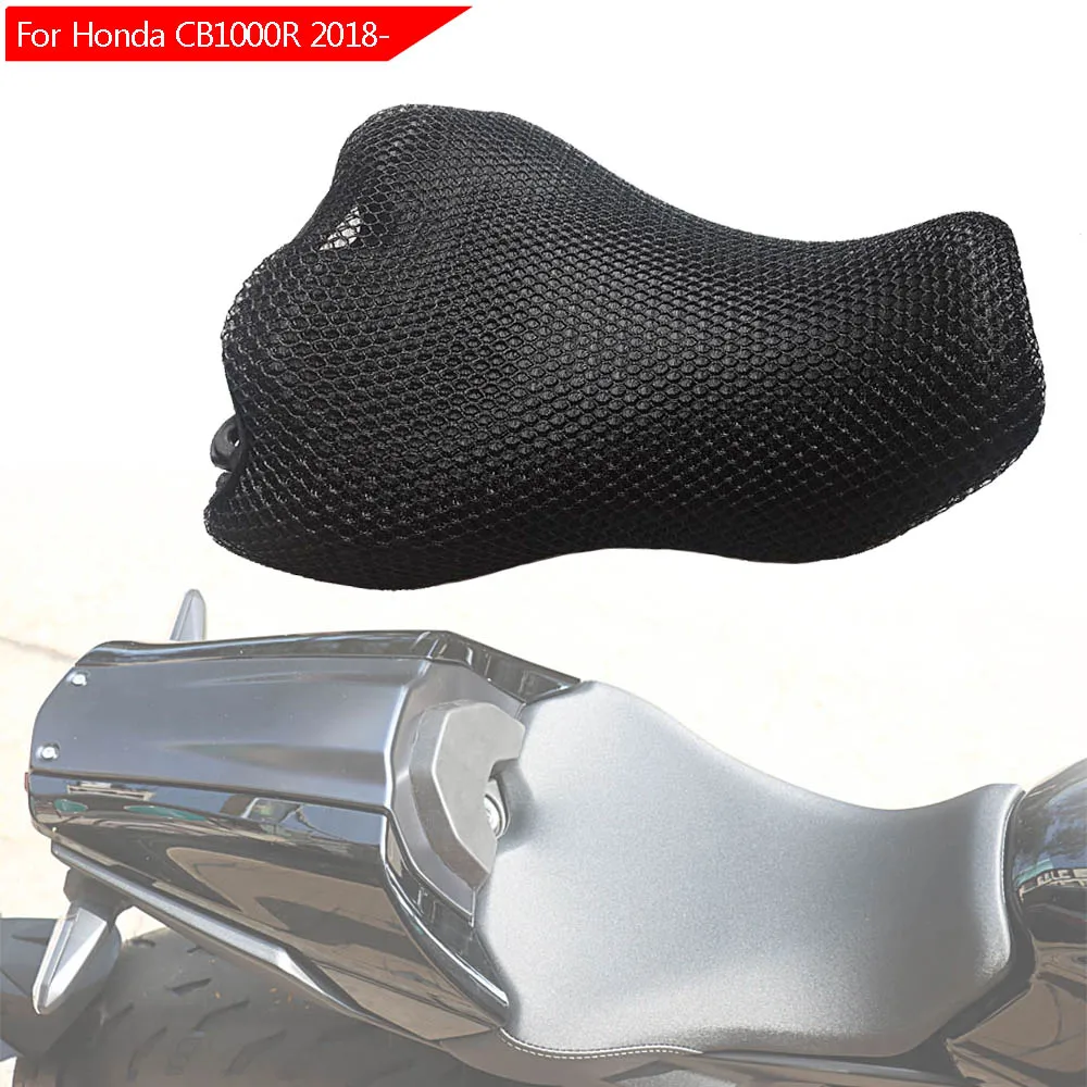 

For 2018-2022 Honda CB1000R CB 1000R Rear Driver Rider Seat Cowl Cushion Cover Net 3D Mesh Protector Motorcycle Accessories