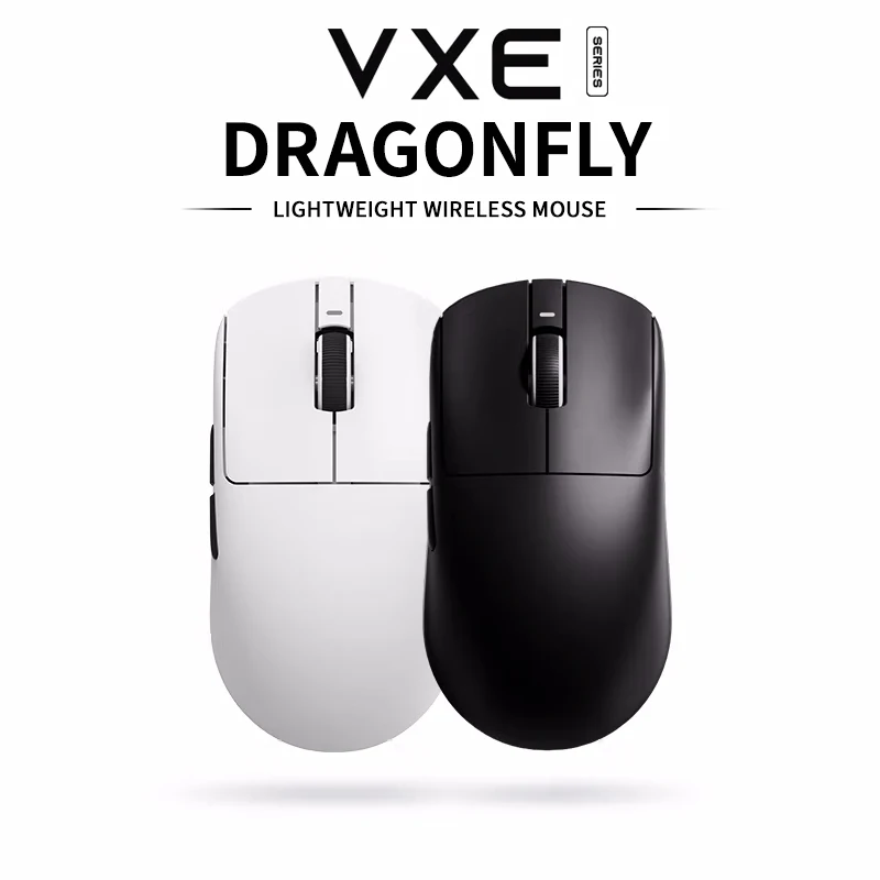 Best Vxe Dragonfly R1 SE Wireless Ultra Long Endurance Fps Game Mouse Light Weight Paw3395 2khz Ergonomices Computer