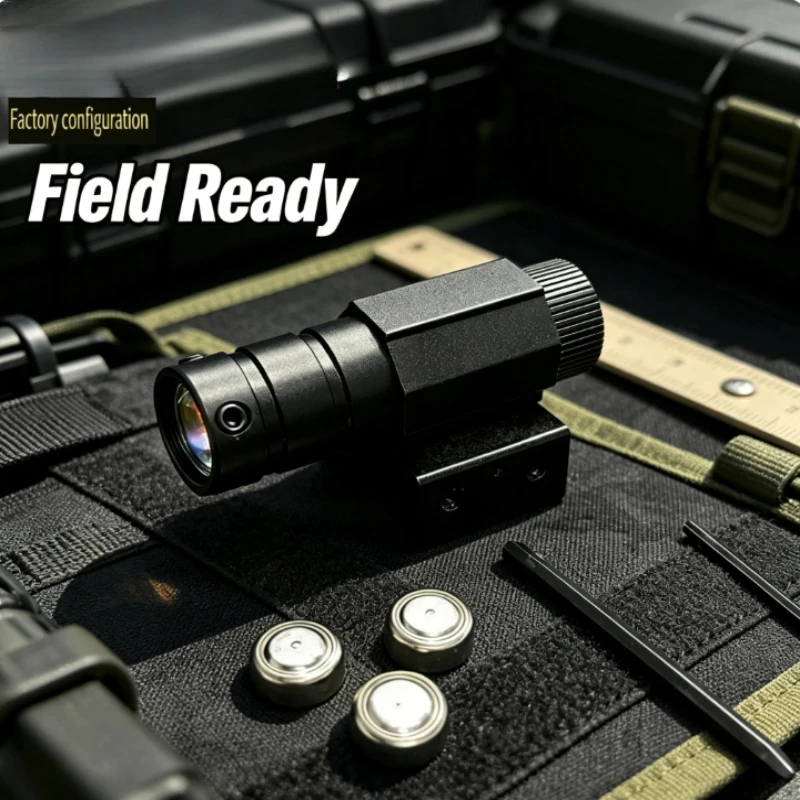 Adjustable Red Laser Pointer 805 Mini Unit, Dual‑size Rail Mount 11mm 20mm for Field‑based Outdoor Recreational Hobby Activities