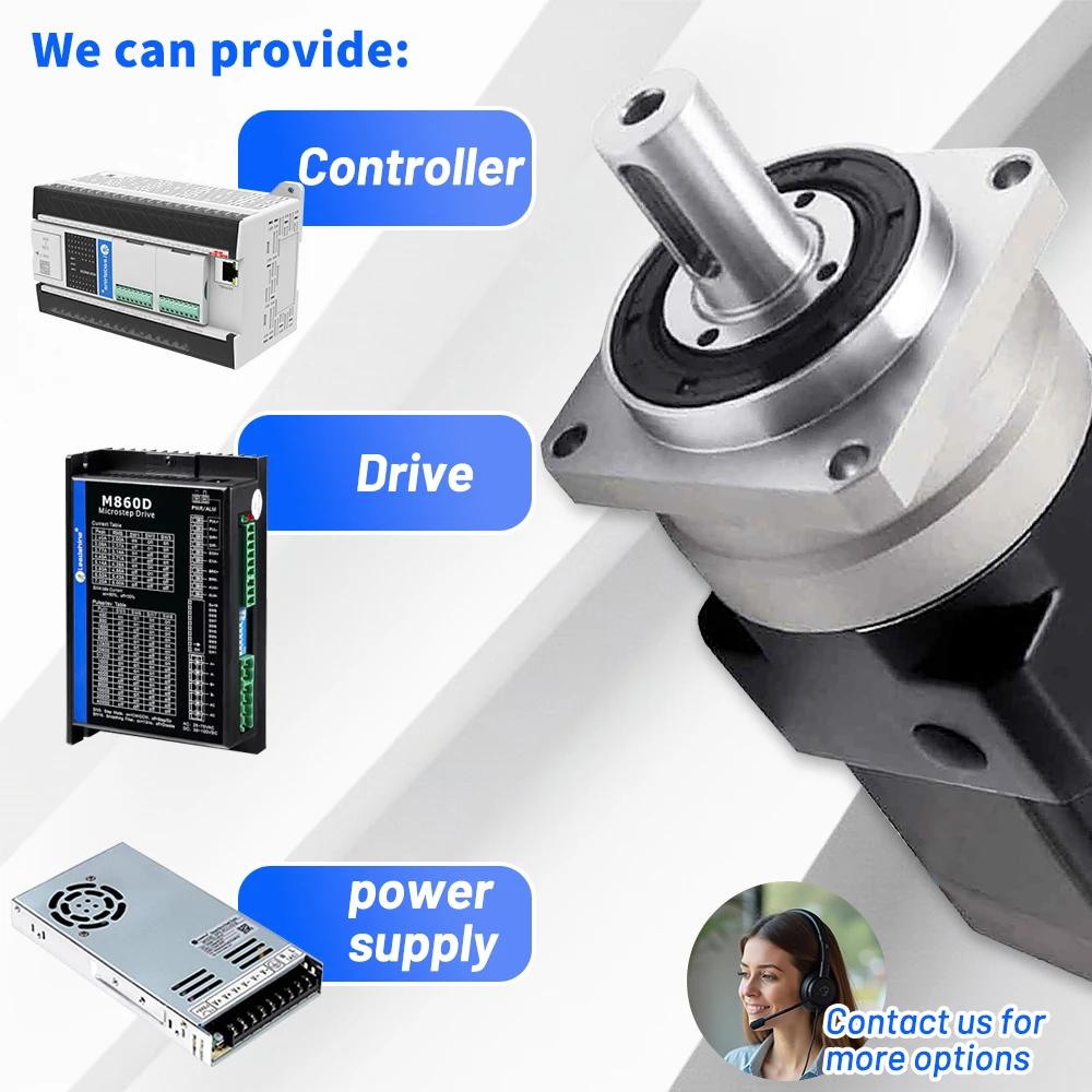 Рисунок 4 - 2-фазный гибридный шаговый двигатель с валом 8 мм