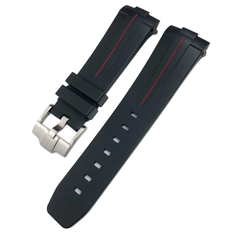 22mm 24mm 21mm 23mm Rubber Watch Strap for SEIKO 5 SKX Citizen Longines HUAWEI Rolex DEEPSEA Silicone Waterproof sport Watchband