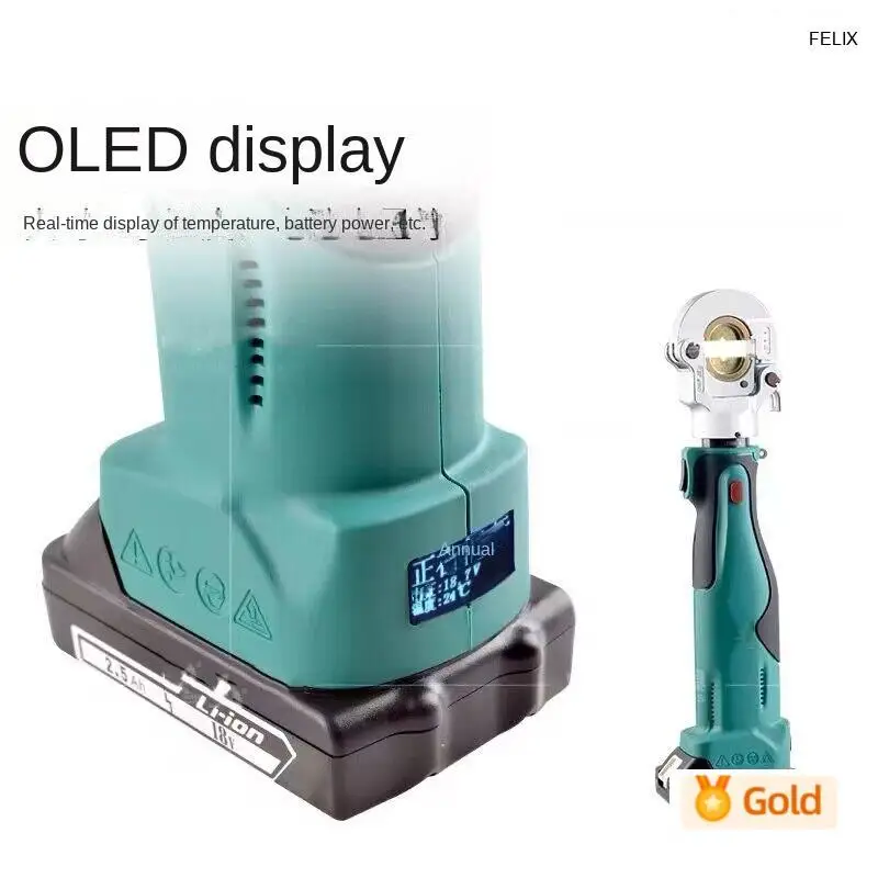 

2025Es-300/400 Portable Cordless Hydraulic Clamp Lithium Battery Crimping Copper Aluminum Cable Terminal Crimping NEW