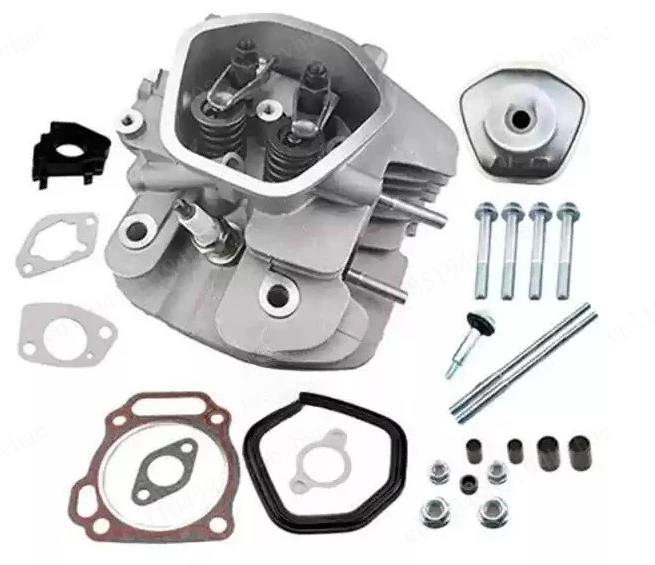 Engine Parts - 177F 188F GX270 GX390 GX420 Cylinder Head Assembly with Accessories view 3