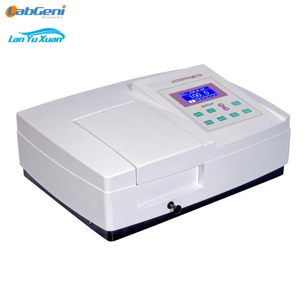 UV/VIS Spectrophotometer With Tungsten Lamp