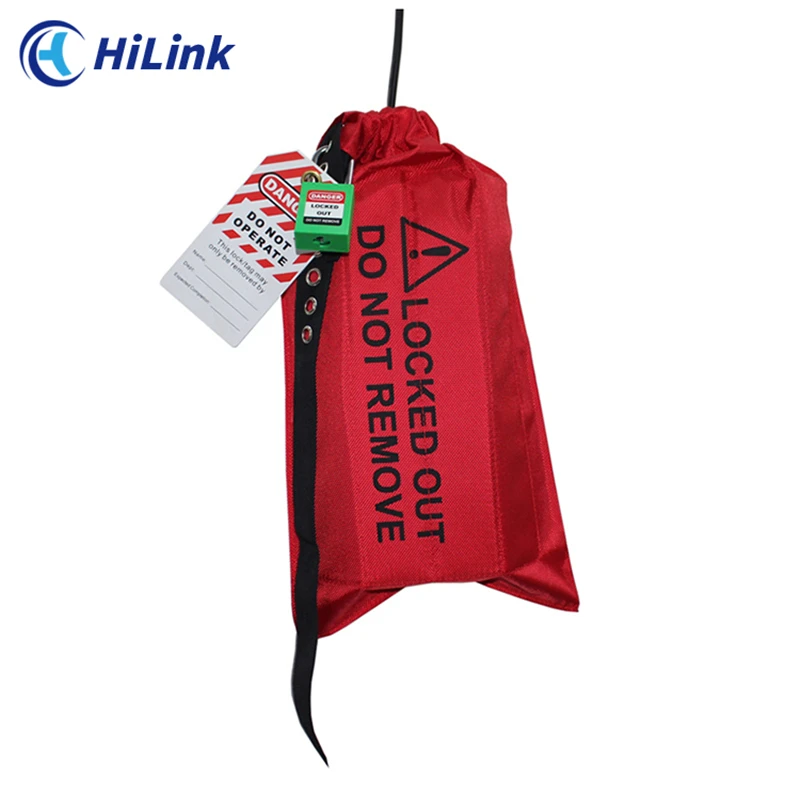 For Large Plug Hoist Control Cover Crane Controller,Electrical Switch Durable Fabric Safety Lockout Bag