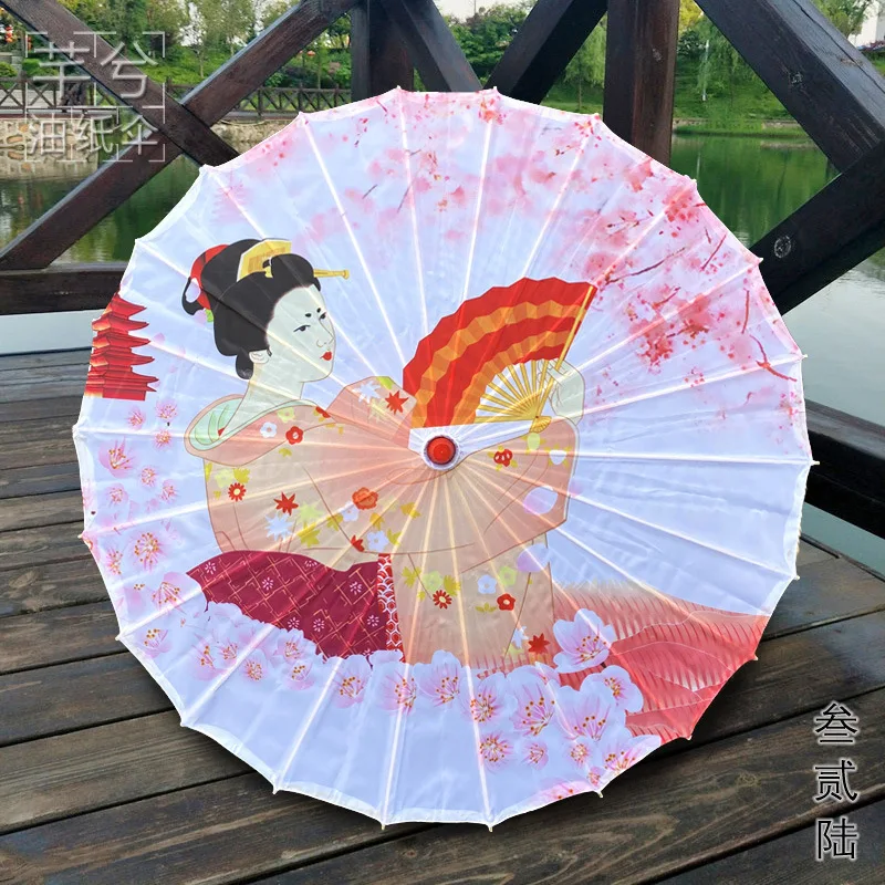 Paraguas de coche para mujer, protector solar para baile, decoración de techo colgante chino, Ombrello, Parapluie femenino Regenschirm, sombrilla japonesa