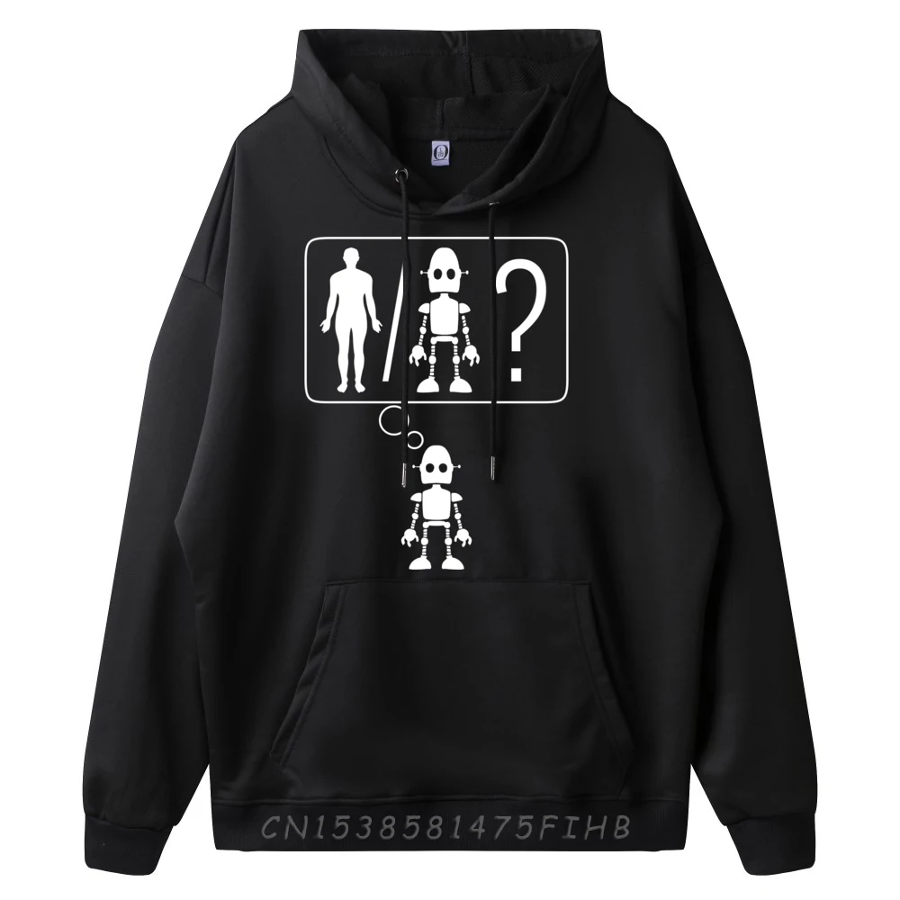 Special Artificial Life Robot Human Like AI Gift Long Sleeve Hoodies Crewneck Boyfriend Sweatshirts Funny Printed Clothes