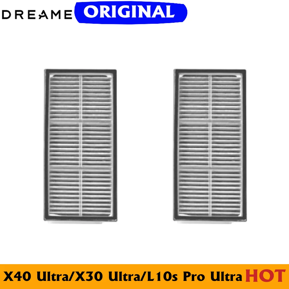 Original Dreame Bot X30 UltraX30 Pro X40/L40Ultra L10s Pro Ultra Heat.Antibacterial Hepa Filter Robot Vacuum Cleaner Accessories