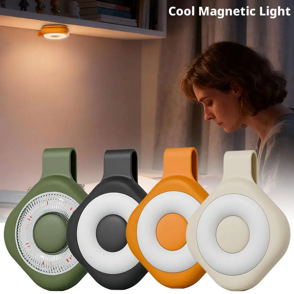 

Magnetic Flashlight Outdoor Portable Rechargeable Lamp LED Collar Clip Night Light For Running Reading Magnetic Phone Fill Light