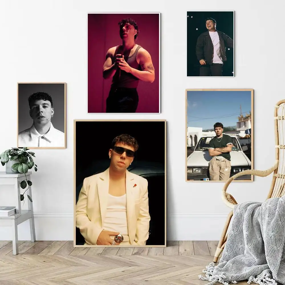 Singer Q-Quevedo Vintage Anime Poster Wall Art For Study Living Room Decor Unique Home Decoration Pictur
