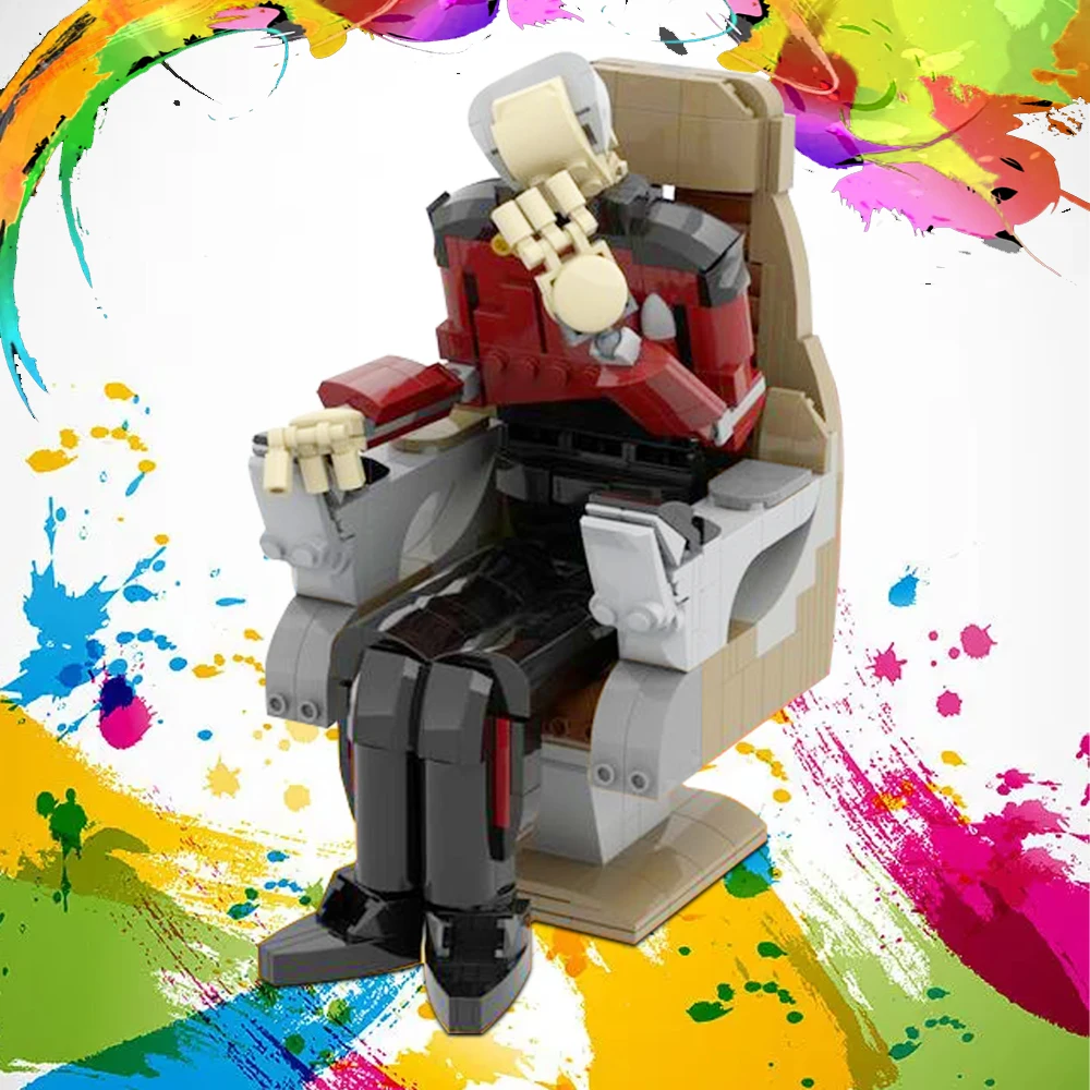 

MOC Picard Facepalm Action Figures Bricks Captain Character Model Interstellar Building Block Kids Toy Birthday Gift Juguetes