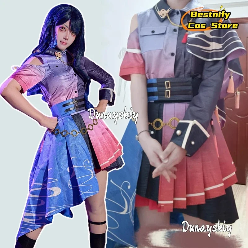

CosplayProject Sekai Colorful Stage! HOSHINO ICHIKA Cosplay Costume Anime Lolita Skirt Women's Dresses HOSHINO ICHIKA Role-play