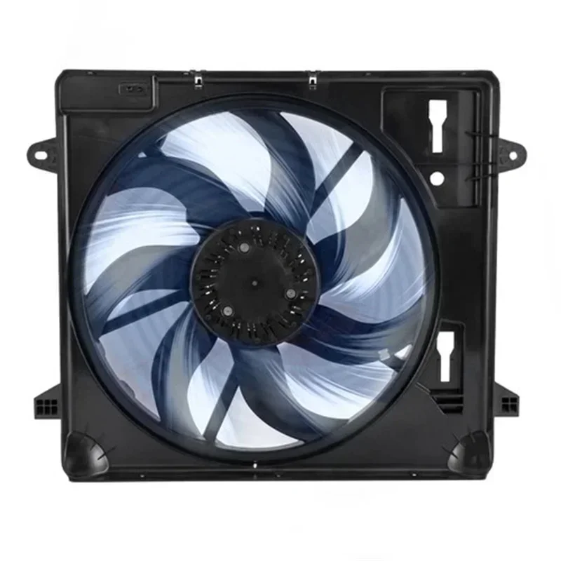 Conjunto de ventilador de refrigeración del radiador Compatible con Wrangler 2012-2017 reemplaza 68143894AB