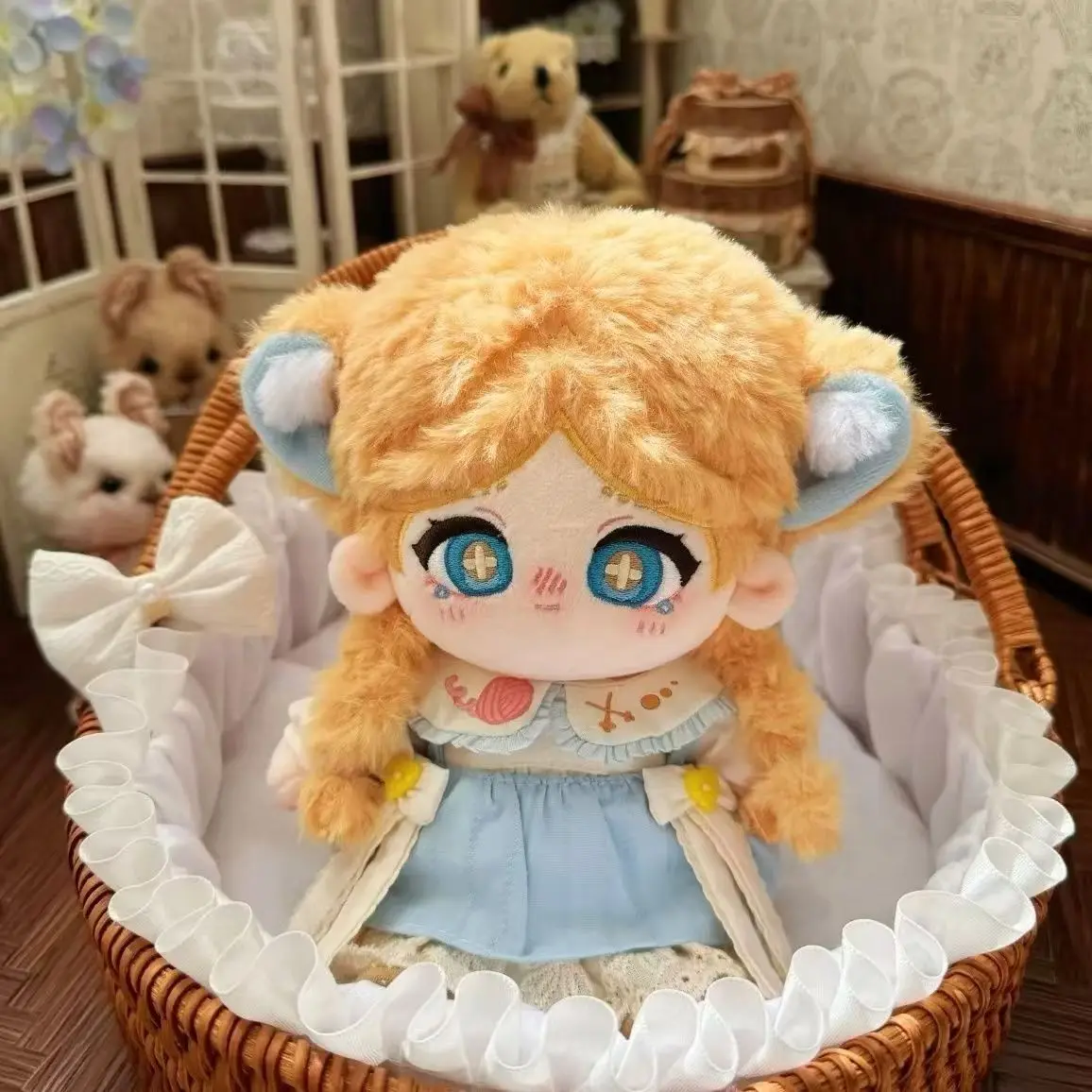 Recheado 20cm jogo anime identidade v brinquedo comerciante anne lester sobreviventes cosplay pelúcia adorável boneca macia brinquedo de pelúcia coletar presente