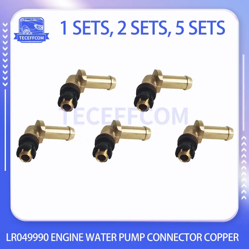 LR049990 For Land Rover Range Rover Sport Discovery 4 Velar 5.0L 3.0L Engine Thermostat Radiator Water Tube Hose Connector Kit
