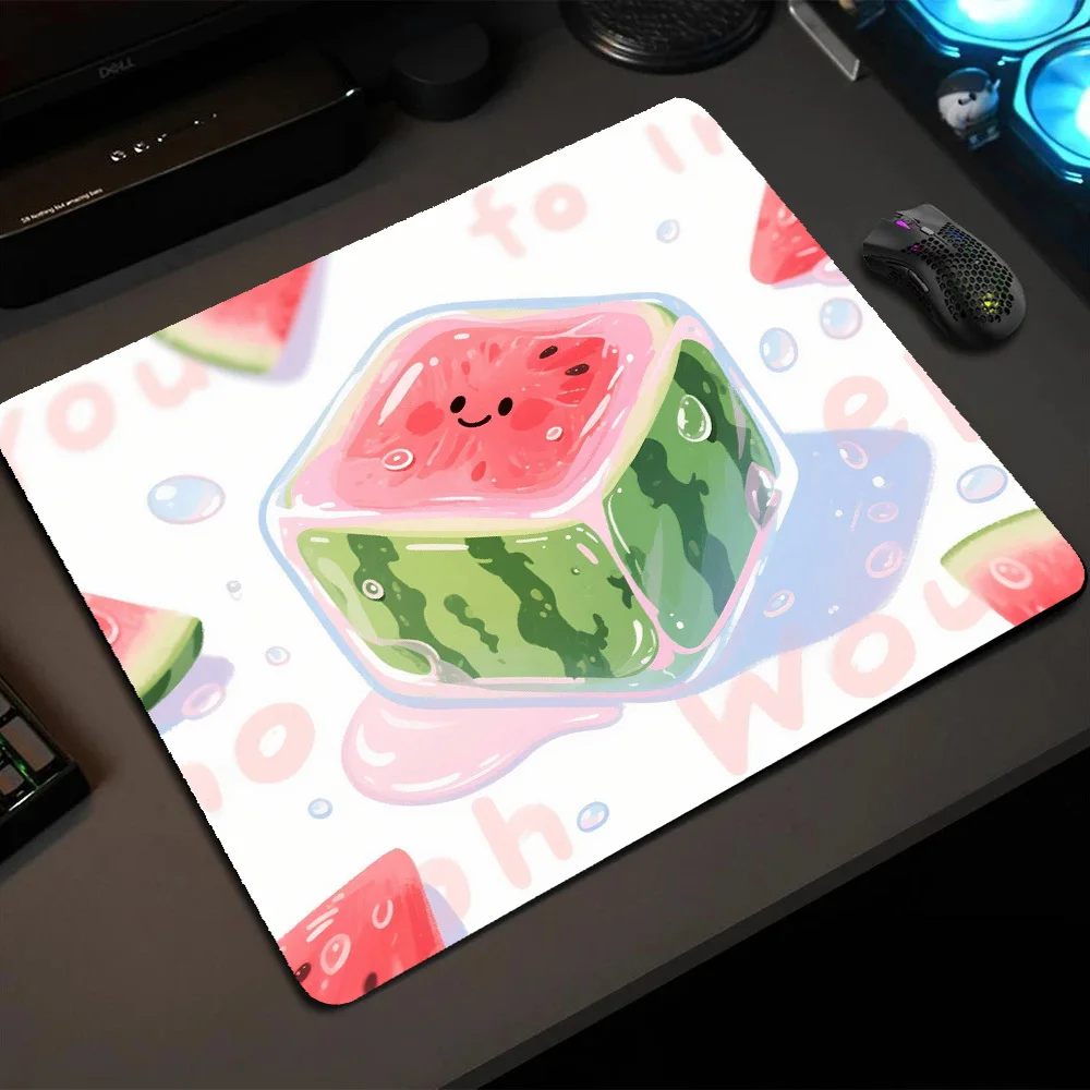 

Small-sized rubber mousepad with watermelon summer pattern is suitable for gamers offices and homes for high-definition printing