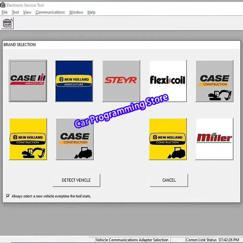 لبرنامج أدوات الخدمة الإلكترونية CNH (EST 9.13 Up1 EST 9.12 Up5 Level الهندسة) + المنشط + الإجراءات التشخيصية Unexpire