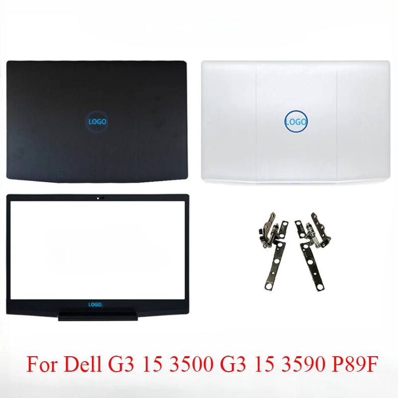 

Original New Laptop Case For Dell G3 15 3500 G3 15 3590 P89F LCD Back Cover Rear Lid Top Case 0747KP Front Bezel Frame Hinges