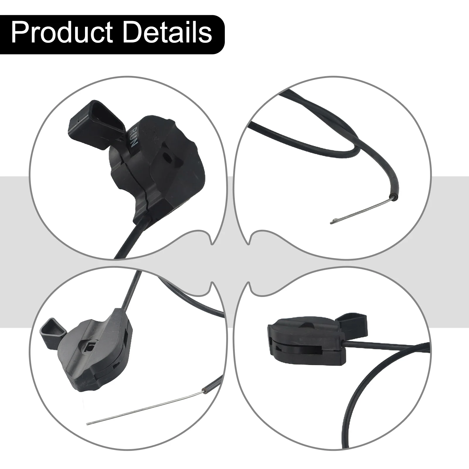 

Throttle Control with Plastic Coated Handle for Rover 4 For Lawn Mower Handle for Garden Power Tool Replacement