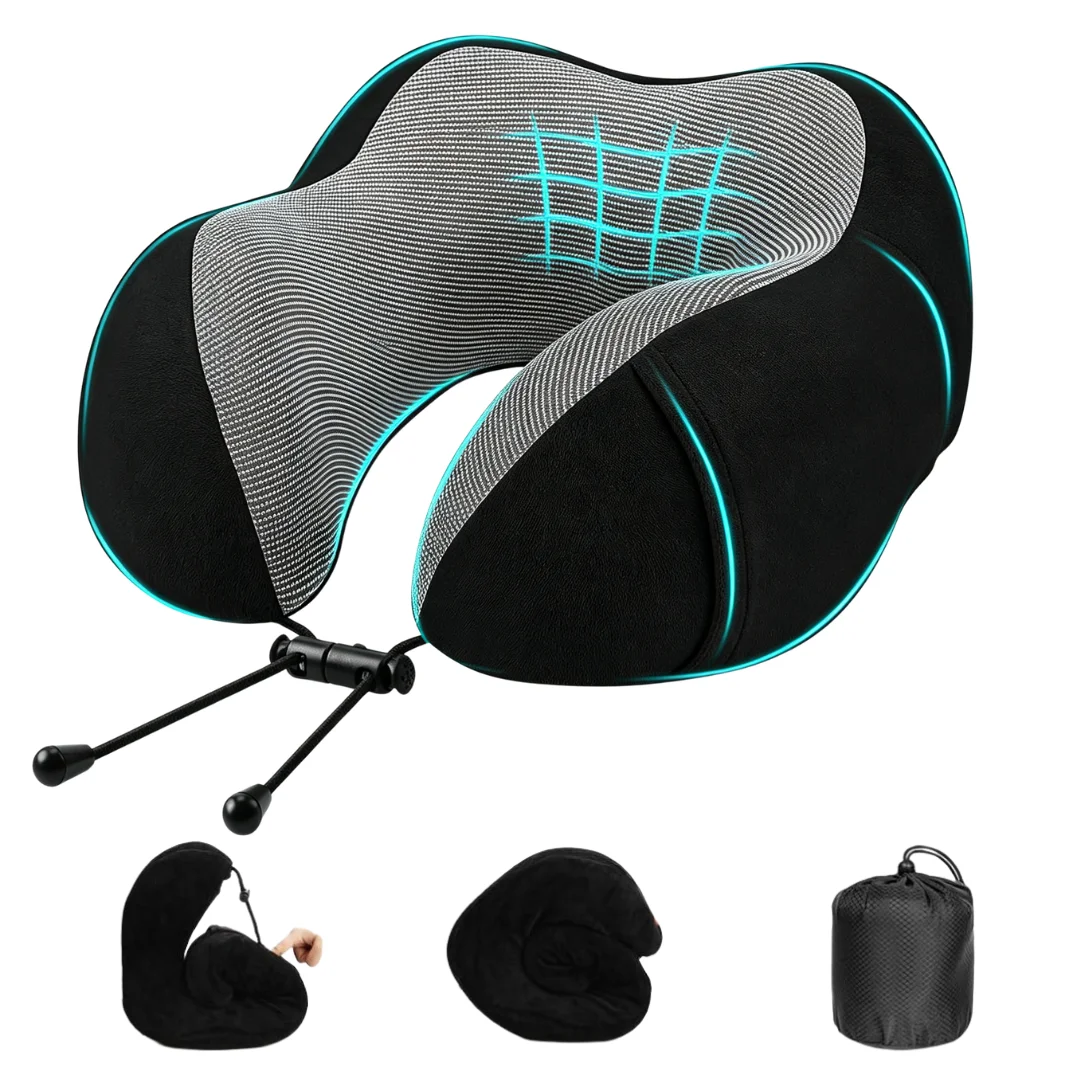 Travel Pillow, Neck Pillow for Airplanes, U Shape Neck Pillow, Portable Flight Pillow