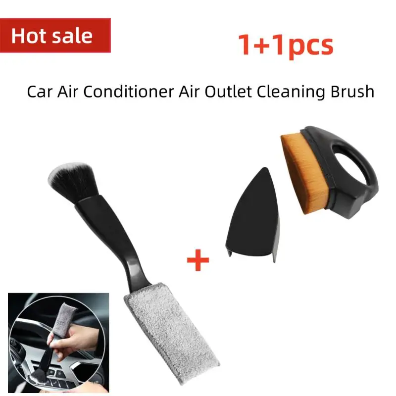 

2 PCS Car Interior Dust Brush,Car Detailing Brush,Car Dash Cleaning Soft Brush,Universal Car Interior Crevice Brush For Cleaning