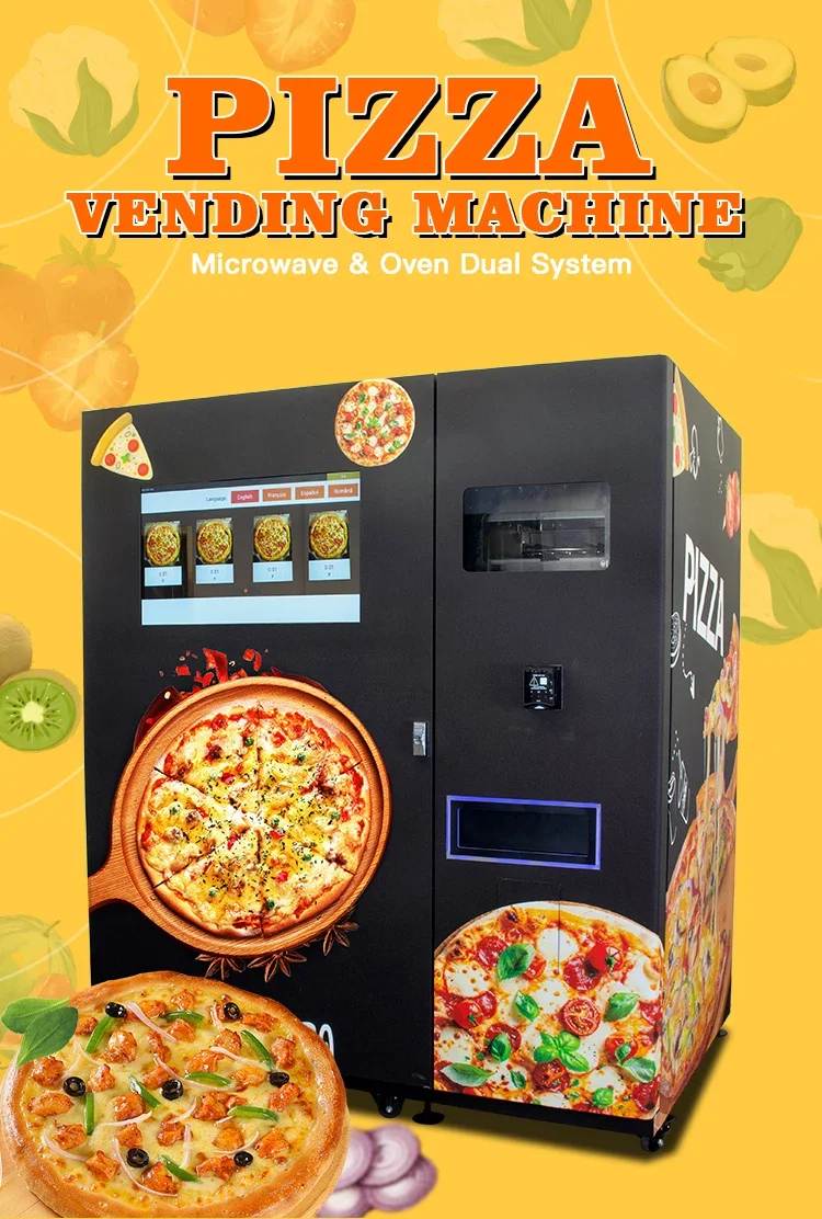 

YG Customized Profesional Hot Food Pizza Vending Machinery Self-Service Pizza Vending Machine Fully Automatic