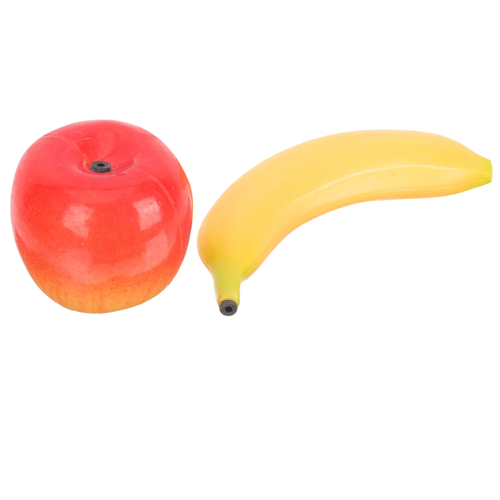 2 Pcs Musical Egg Fruit Instruments Percussion Toys Child Props Flasks Shaped Shakers Abs Plastic Maraca Fruits Baby Kids