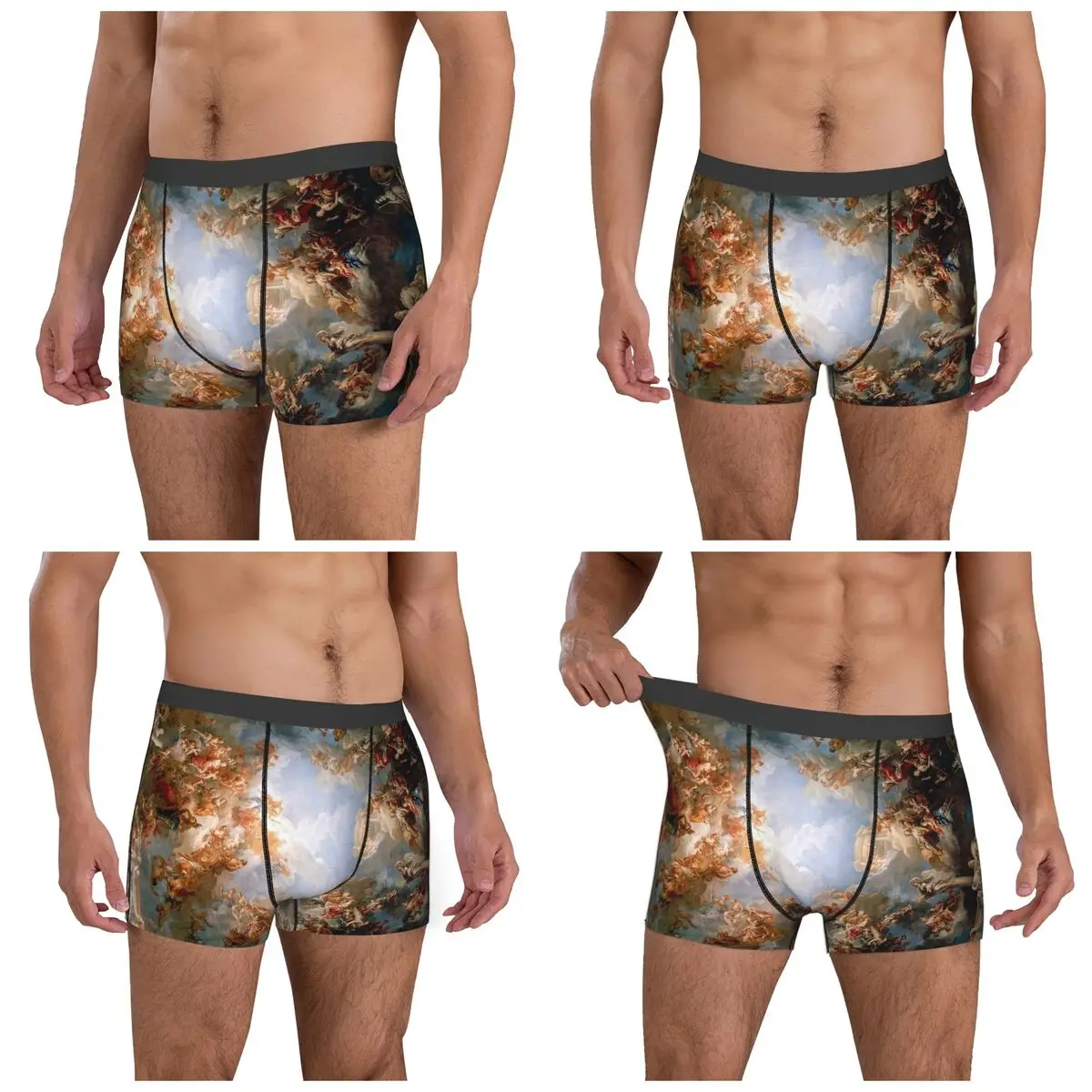 Boxer Mutande Pantaloncini Precoce Rinascimentale Una Mutandine Intimo morbido da uomo per Homme Uomo Regalo fidanzato