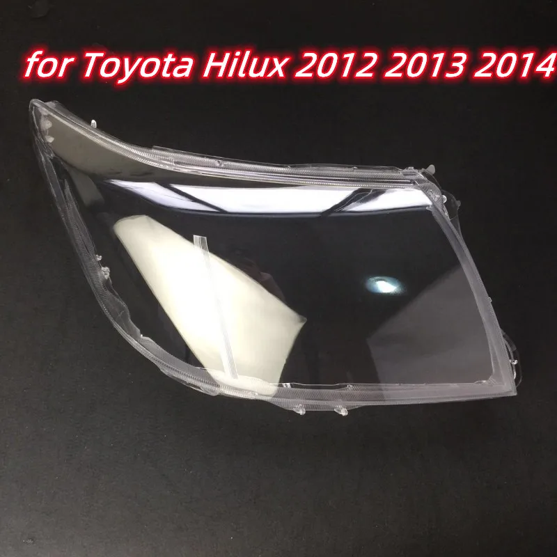 Car Front Left Headlight Clear Lens Cover Lampshade Shell Cover for Toyota Hilux 2012 2013 2014