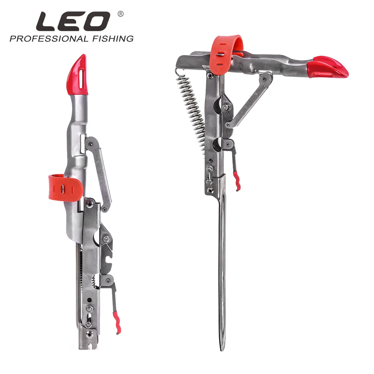 Soporte de caña automático metal doble resorte – Pesca sin esfuerzo - imagen 4