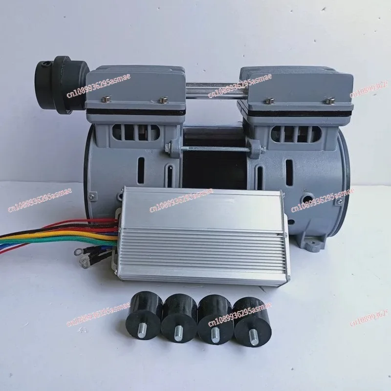 Quiet Oil-Free Air Compressor Pump Head DC 12V 24V 48V 72V 110V Car Oxygen Concentrator Motor Air Pump