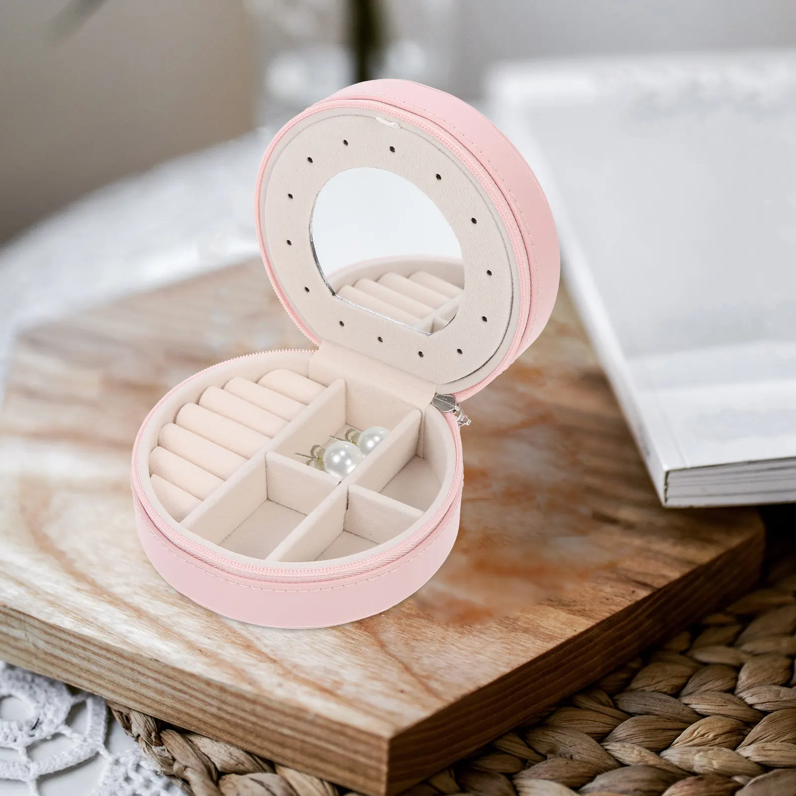 Multi-Layer Jewelry Storage Box Premium Organizer for Necklaces Earrings Rings Brooches Hair Clips with Elegant Simple Design