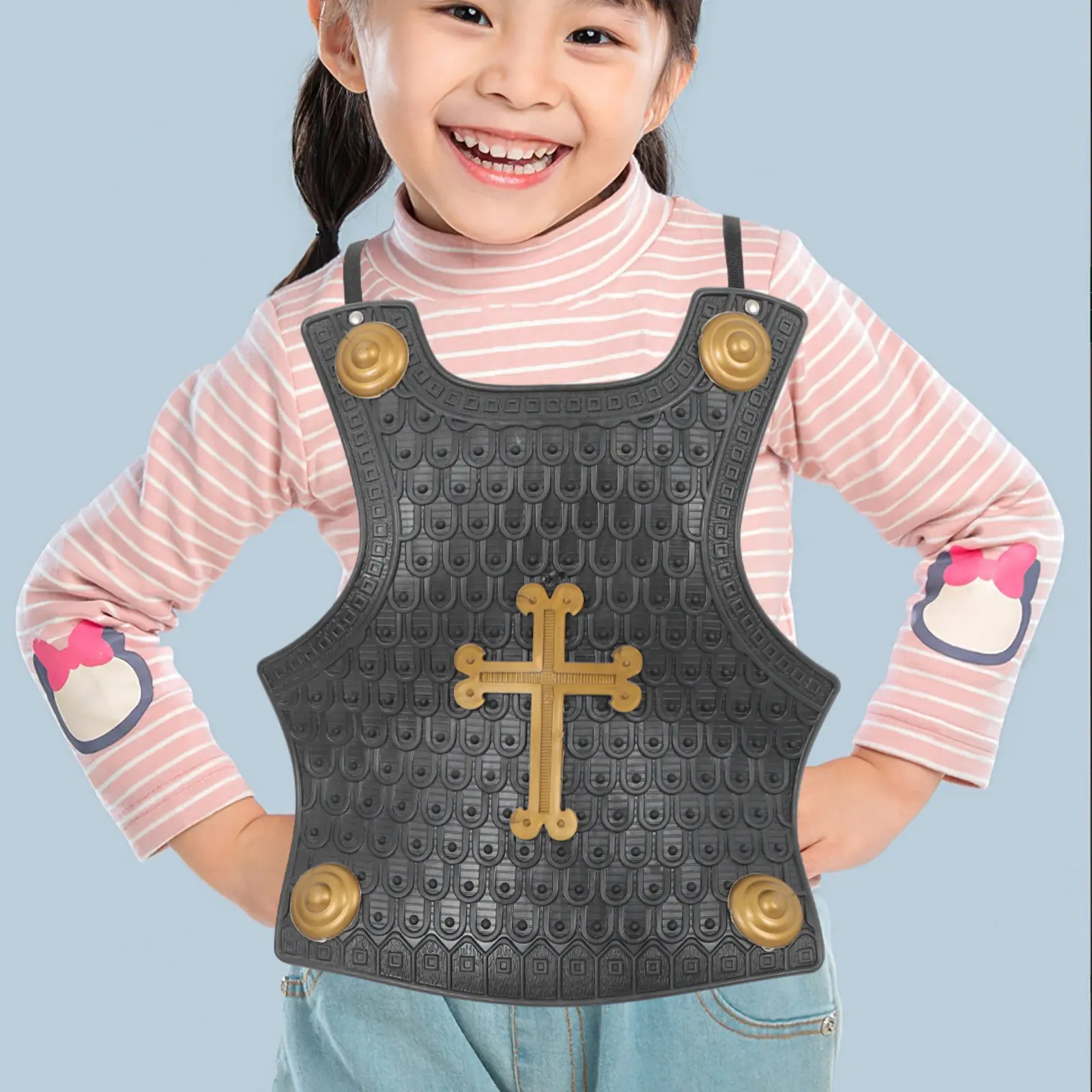 

Lightweight Wearable Medieval Armor Plastic Shield Prop Knight Costume for Halloween Cosplay Role Play Knight Costume