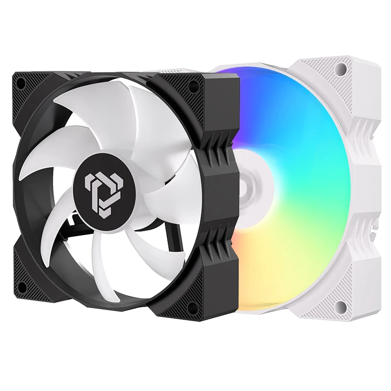 TEUCER T9025 9CM PC Case Cooling Fan 5V3PIN ARGB 800-2200RPM Computer Chassis PWM Intelligent Temperature Controlled Cooling Fan