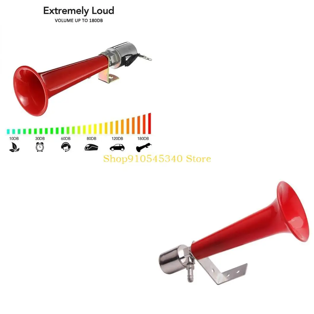 

U2JA Plastic Boat Horn 115dB Loud Low Energy Consumption Ship Air Horn