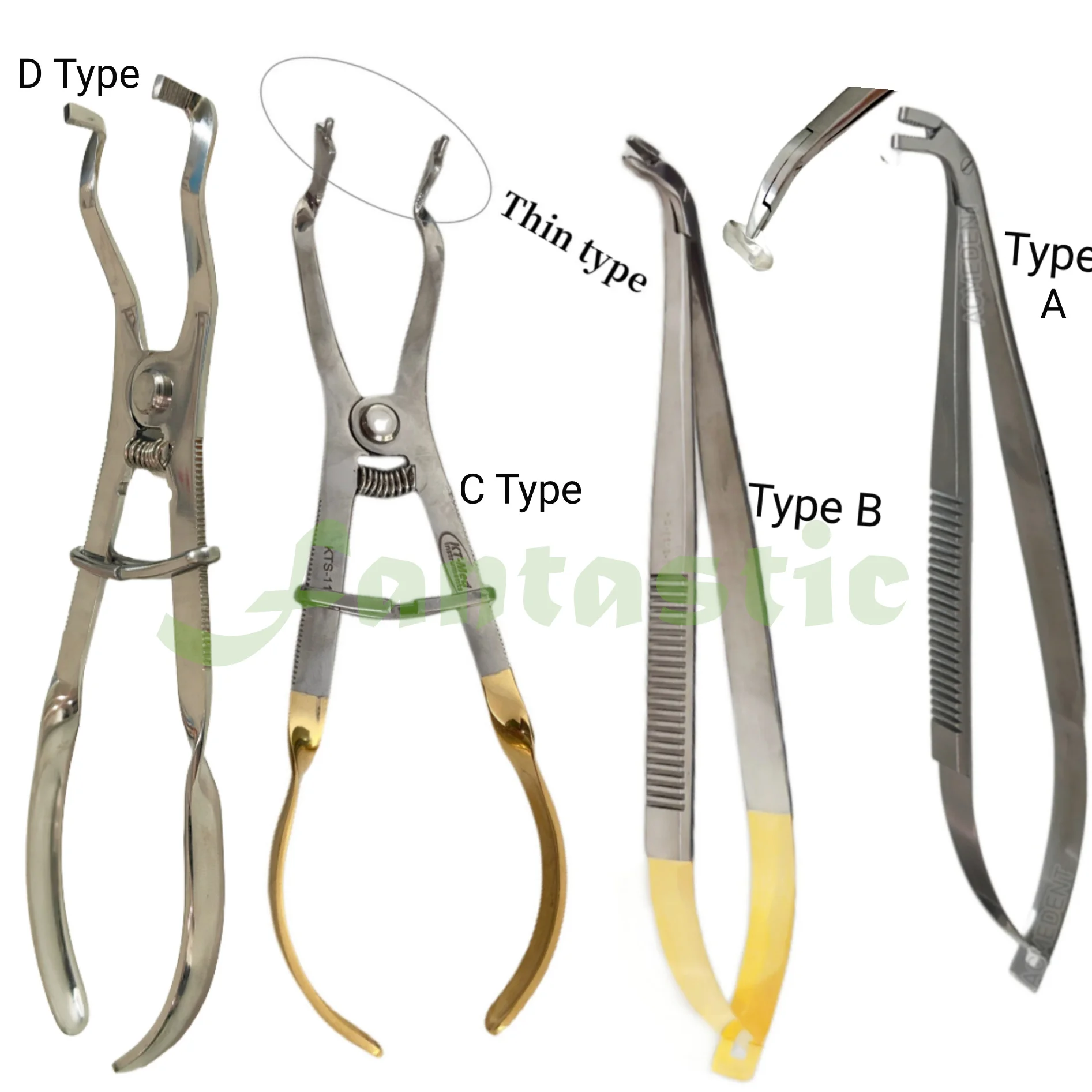 Dental Matrix Bands Palodent V3 Style Sectional Contoured Matrices Ring Wedges Clamp Plier TC Head Instrument Implant Tool