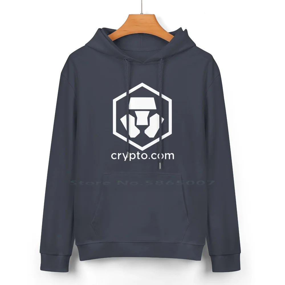 Crypto.com Coin Cryptocurrency-Crypto Com Coin Cro Pure Cotton Hoodie Sweater 24 Colors Cryptos Cryptocurrencies Crypto Com