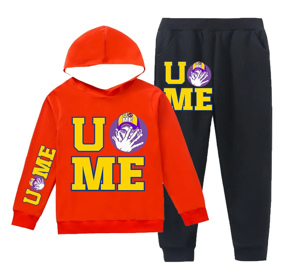 ชุดฮู้ดดี้พิมพ์ลายสองด้าน จอห์น ซีน่า รุ่นใหม่ สำหรับฤดูใบไม้ผลิและฤดูใบไม้ร่วง เสื้อโค้ทแขนยาวสำหรับผู้ชาย ชุดสูทเด็กผู้ชาย เสื้อสเวตเชิ้ต Uc Me