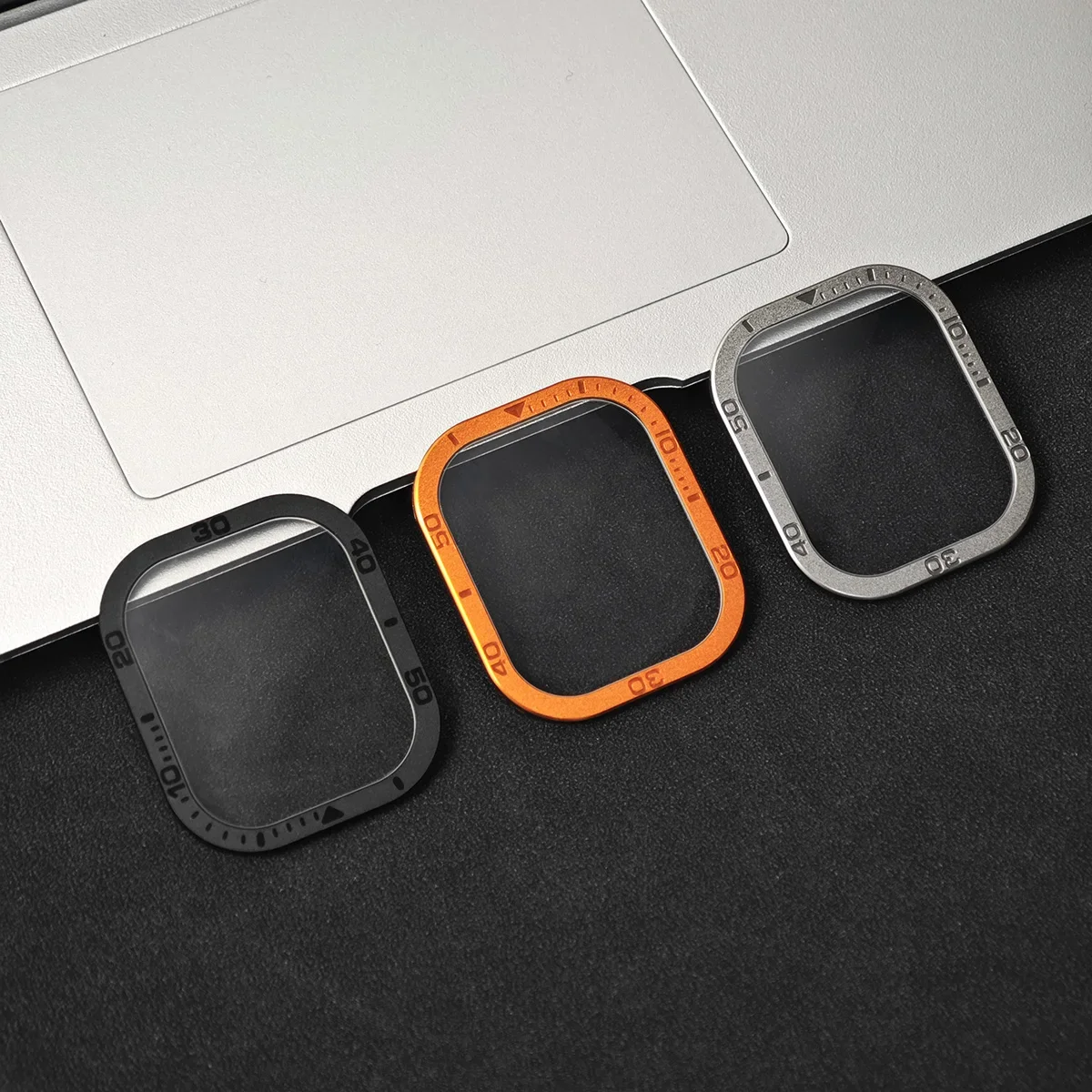 Film+Silicone Strap for Apple Watch Band Ultra 2 49mm Tempered Glass Screen Protector Case Frame for IWatch Series Ultra 49mm image 3