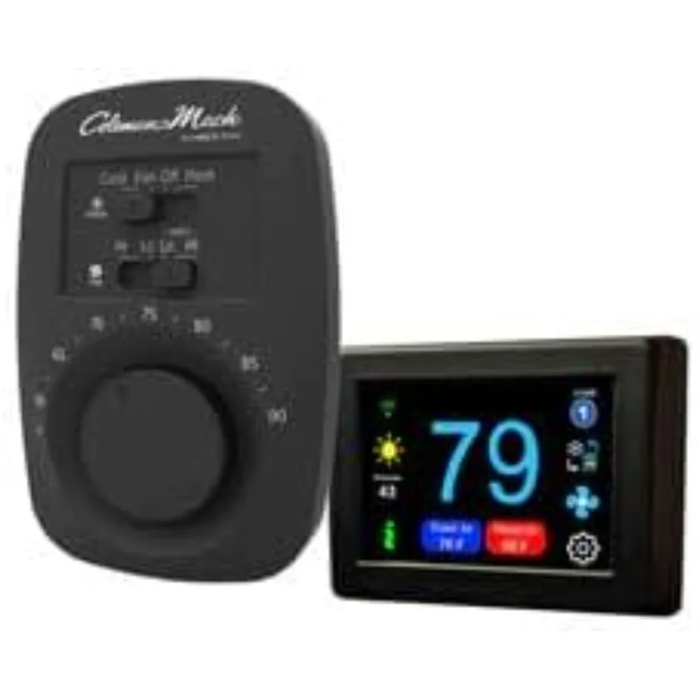 Termostato de tela sensível ao toque EasyTouch RV com WiFi e Bluetooth - Termostato RV para ar condicionado e aquecimento - programável