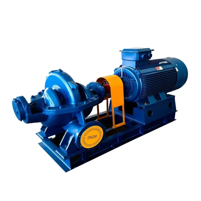 Large Flow Adaptability for Urban Demand Single Stage Double Suction Pump for Raw Water Transportation