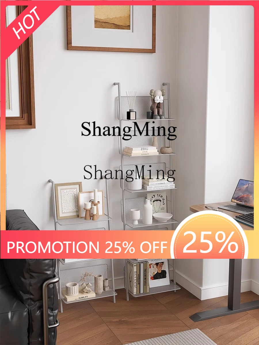 FG good-looking  floor rack against the wall wrought iron rack corner ornament multi-layer storage cabinet display rack