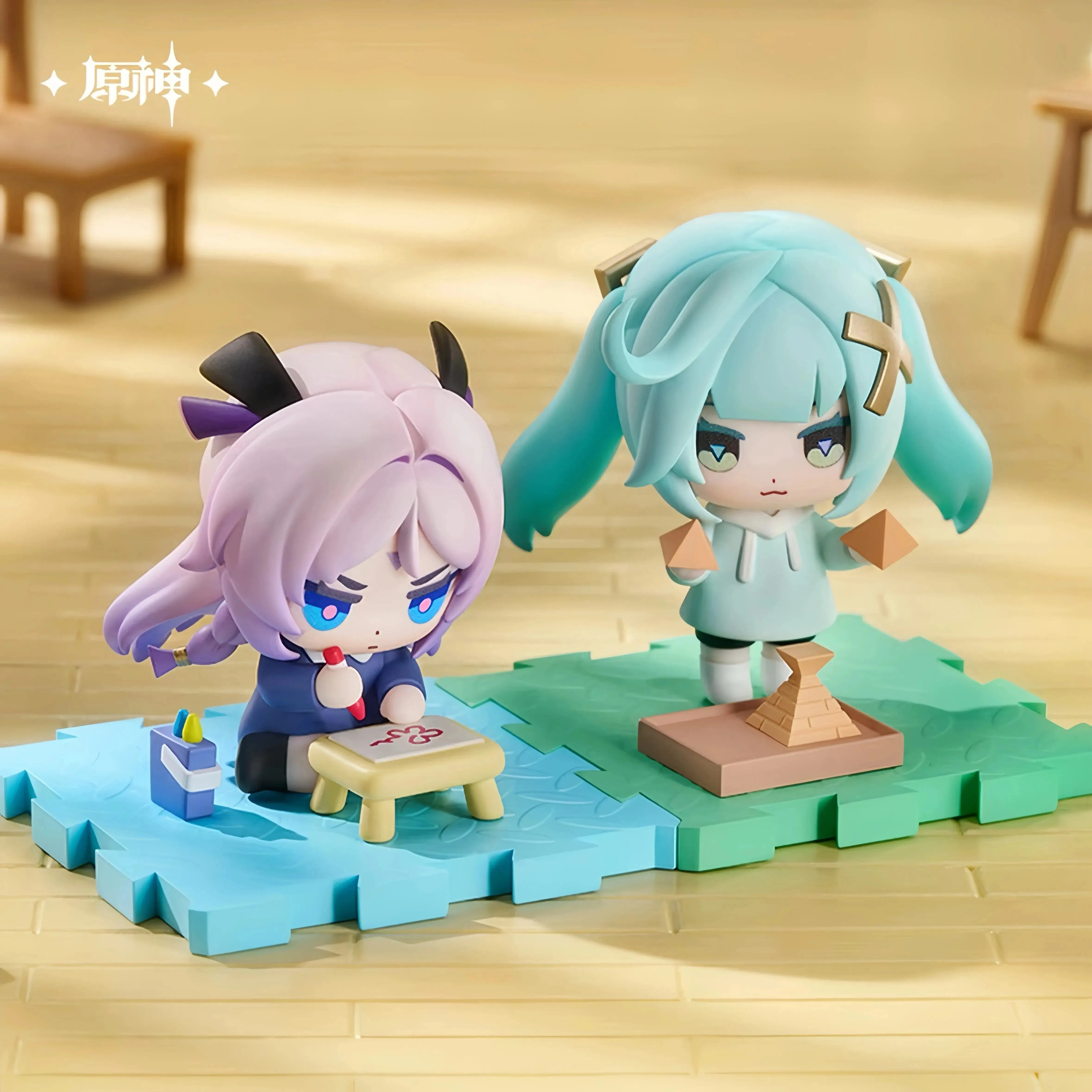 Genshin Impact Blind Box Chibi Figure Dreamy Wonderful Series Scaramouche Arlecchino Official Game Merch Ornament Gift For Fans view 5