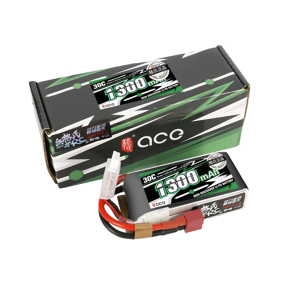 Gens ace-Batería de 1300mAh, 1650mAh, 11,1 V, 3S1P, con enchufe T XT60 para tablero KT, avión, ala fija, RC, FPV, helicóptero de carreras