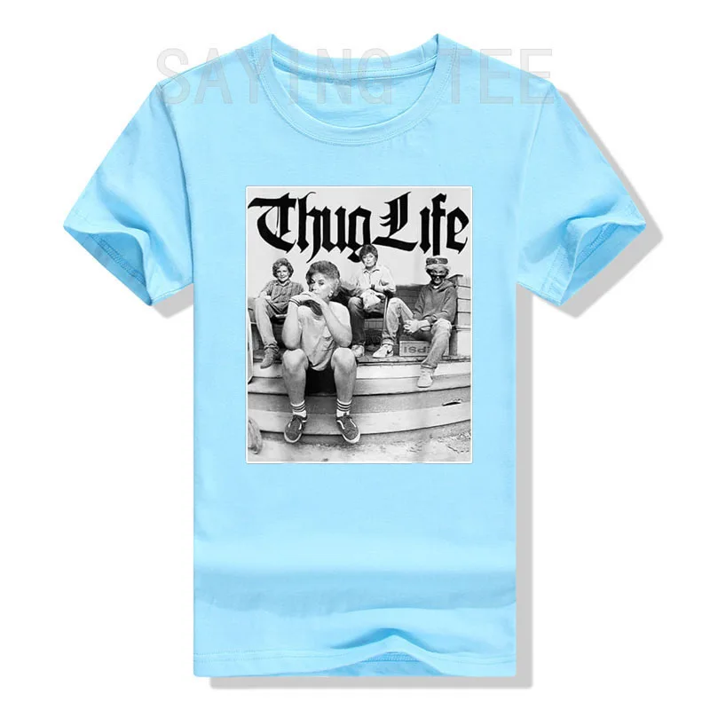 Girls Golden Thug Life 80\'s TV Sitcom Lover Fan Gift T-Shirt Grandma Grandmother Music Lover Tee Cool Retro Women\'s Fashion Tops