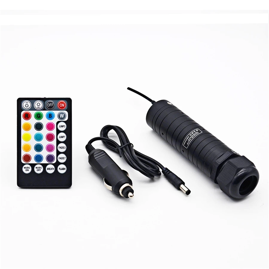 

Car Roof Star Lights DC12V 6W RGB LED Plastic Fiber Optic Light RF Remote Control Bluetooth Control 200Pcs Fiber Optic