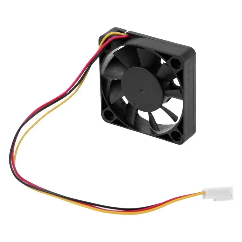 Ventilateur de refroidissement pour boîtier d'ordinateur, refroidisseur de processeur, 3 broches, 5cm, 12V DC