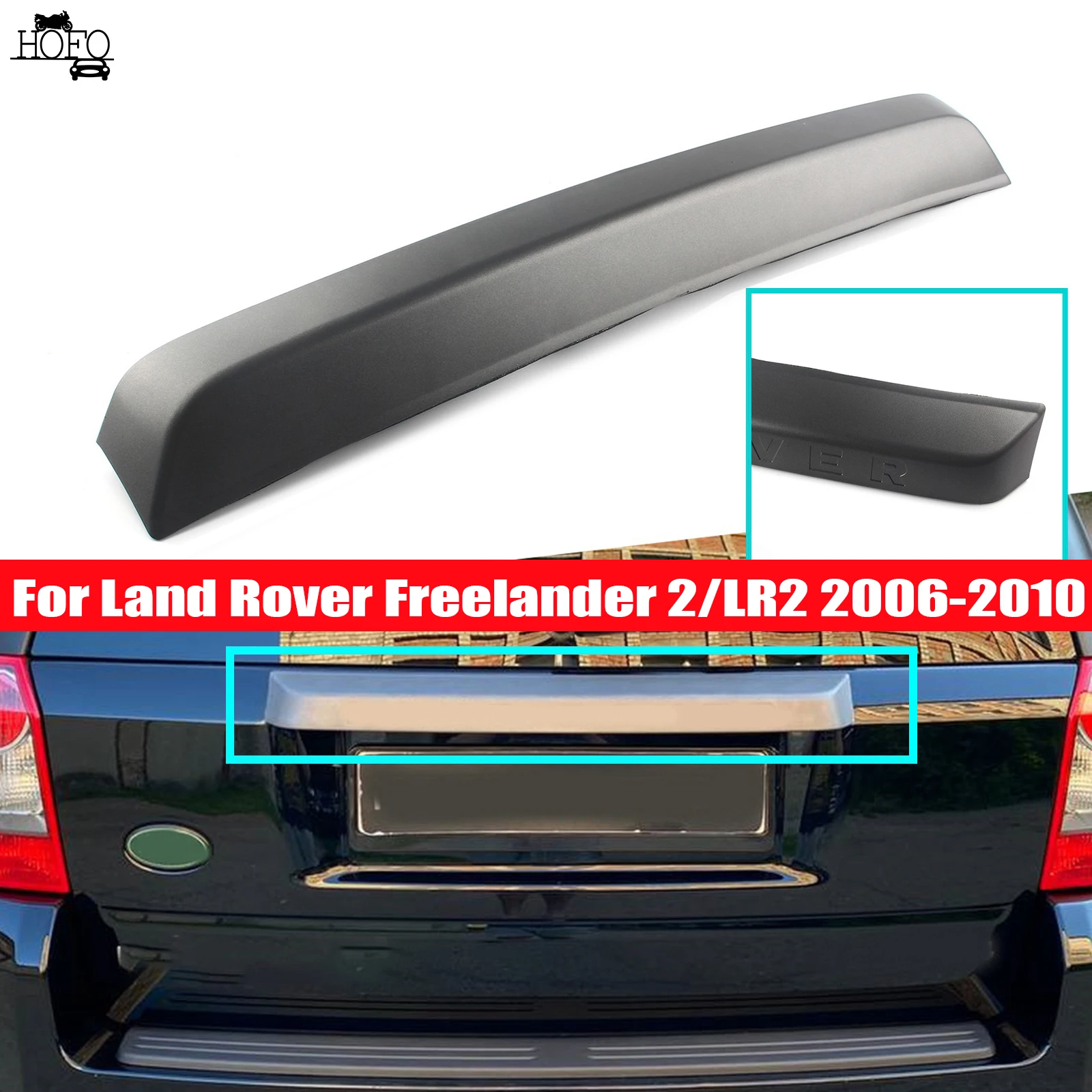 

LR020189 Car Rear Trunk Lid Tailgate Gray Molding Trim For Land Rover Freelander 2/LR2 2006-2010