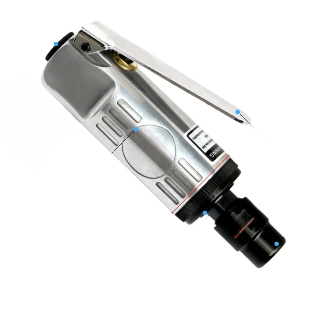 For mini Pneumatic Grinder 125mm Air Powered for Polishing Engraving Deburring Rust Removal Tire Repair with 3mm 6mm Collets
