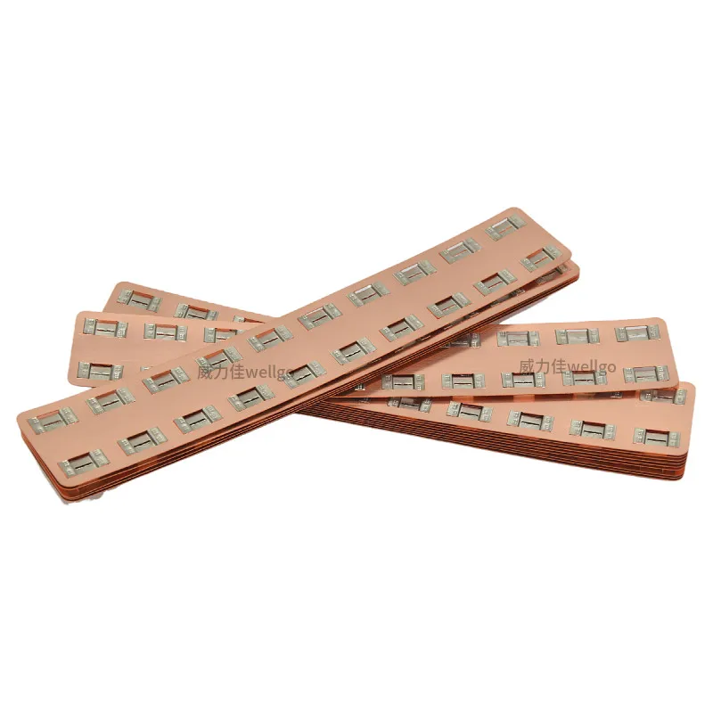 Power Battery Connector 18650/21700 Copper-nickel Busbar Is Easy To Spot Weld view 2